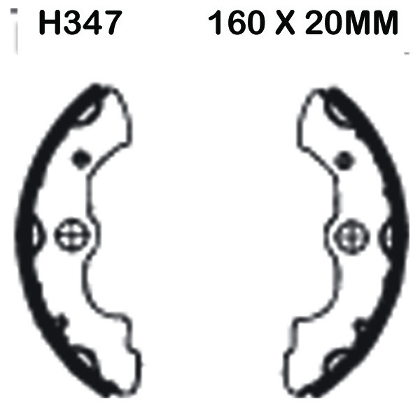EBC EBC Brake Shoes H347